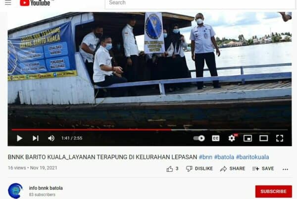 BNNK BARITO KUALA_LAYANAN TERAPUNG DI KELURAHAN LEPASAN