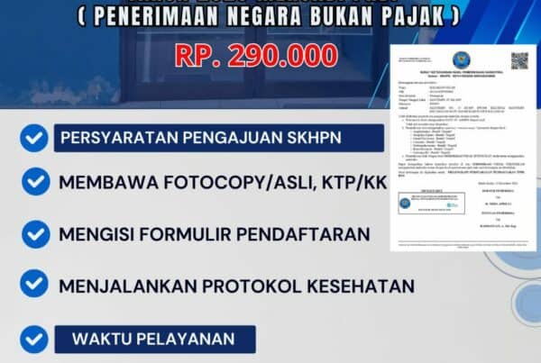 Biru Putih Modern PPDB Poster