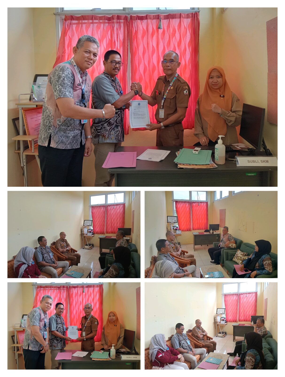 Tim Rehabilitasi BNN Kabupaten Barito Kuala melakukan kegiatan Bimbingan Teknis Lembaga Rehabilitasi sekaligus dalam rangka pelaksanaan Perjanjian Kerja Sama (PKS) dengan Puskesmas Marabahan WhatsApp Image 2025 04 30 at 10.30.30